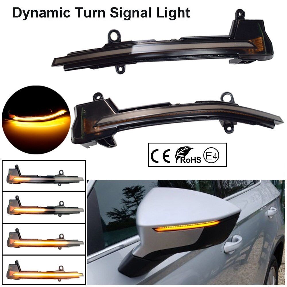 LED BOCNI DYNAMIC MIGAVCI U RETROVIZORU, TIPSKI - SEAT - SMOKE LENS 172602 Beograd Zemun